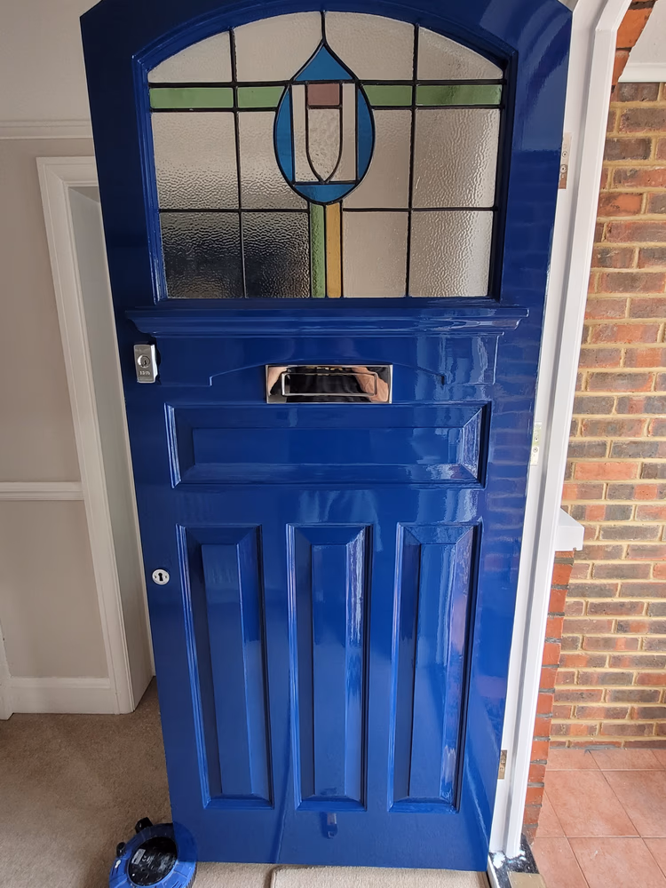 Front Door High Gloss in Oxford Blue, photo 3 of 24