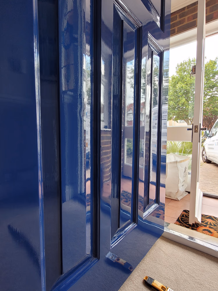 Front Door High Gloss in Oxford Blue, photo 5 of 24