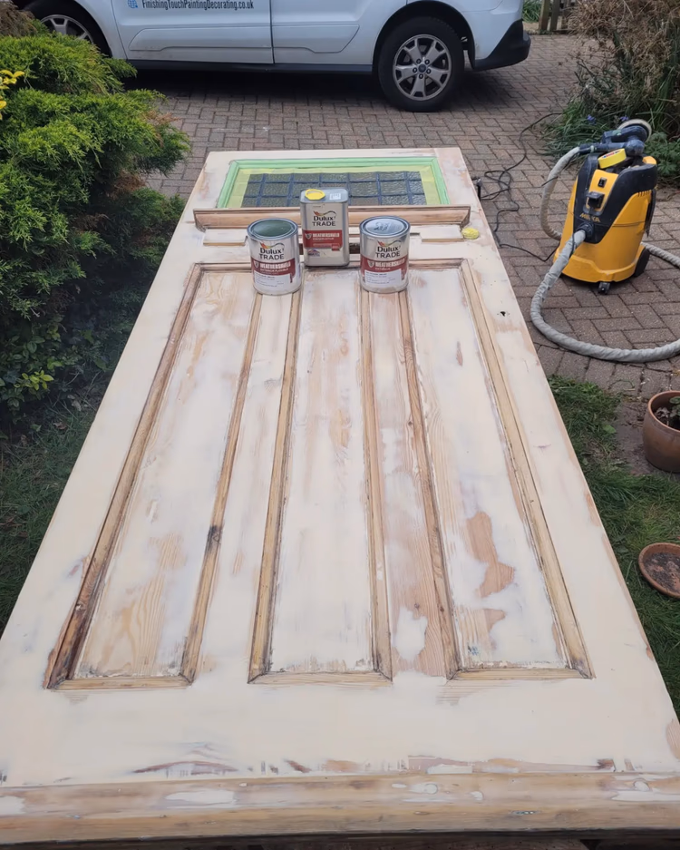 Front Door and Porch Restoration in Teal Facade, photo 8 of 24