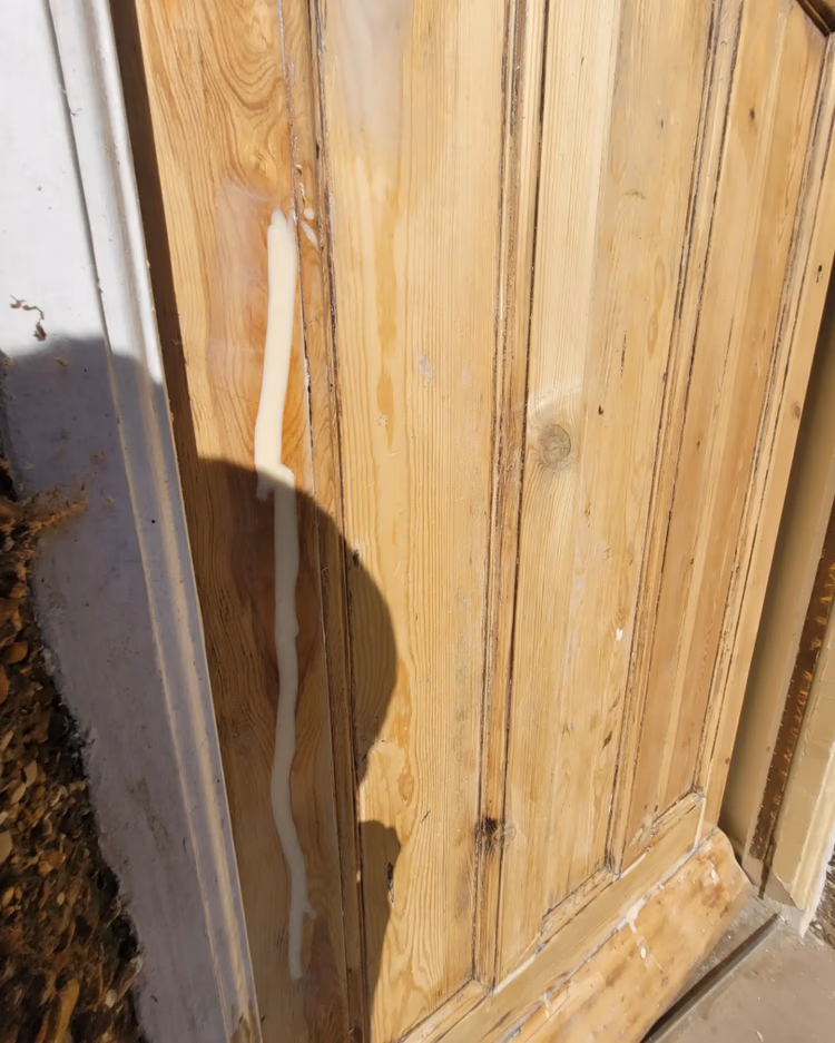Front Door and Porch Restoration in Teal Facade, photo 9 of 24