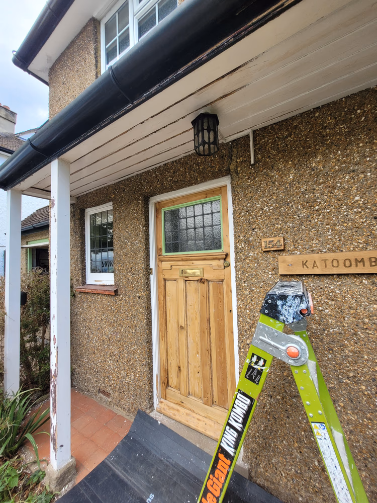 Front door and porch project, photo 3
