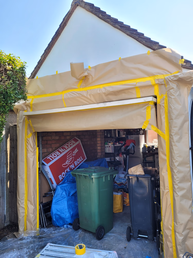 Garage spray project, photo 1