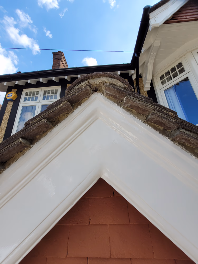 Restoration of original wooden porch, photo 1 of 62