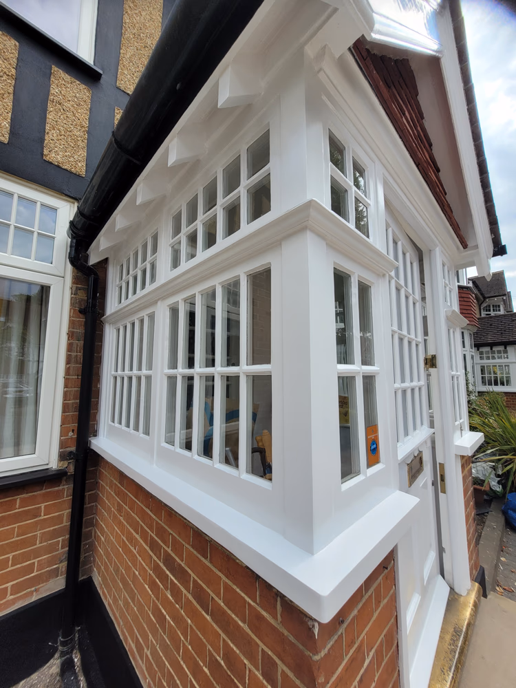 Restoration of original wooden porch, photo 12 of 62