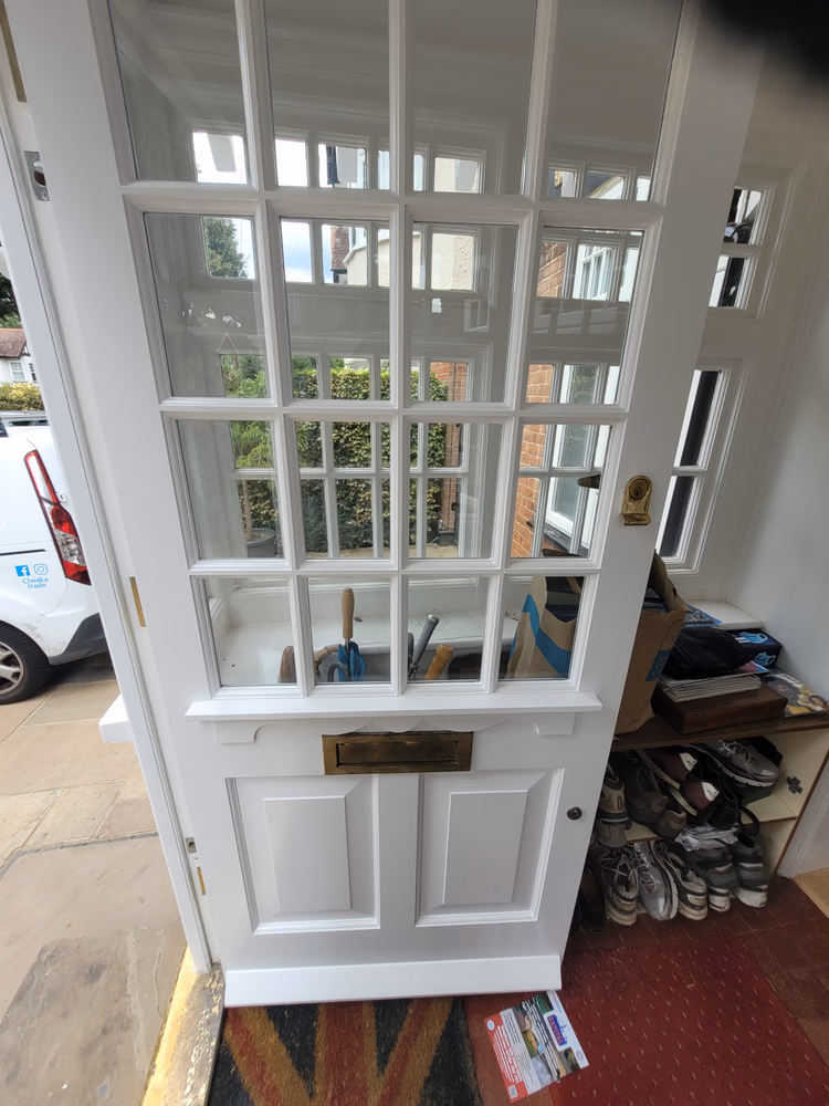 Wooden porch restoration project, photo 4