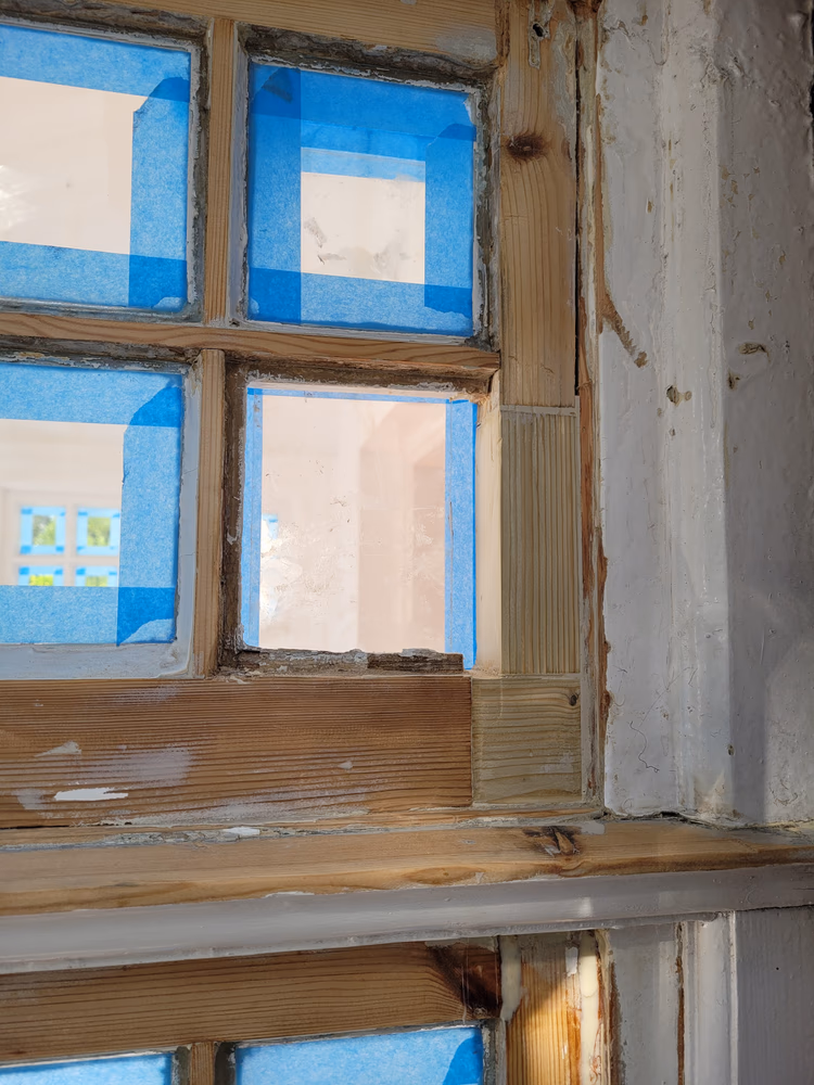 Wooden porch restoration project, photo 3