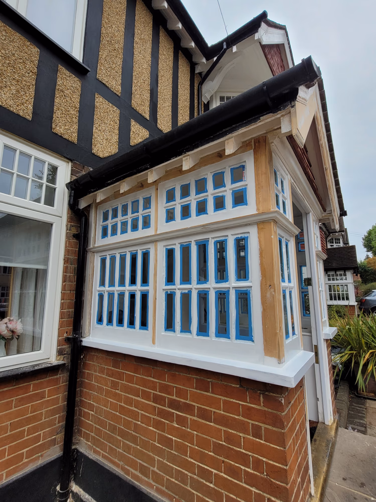 Restoration of original wooden porch, photo 36 of 62