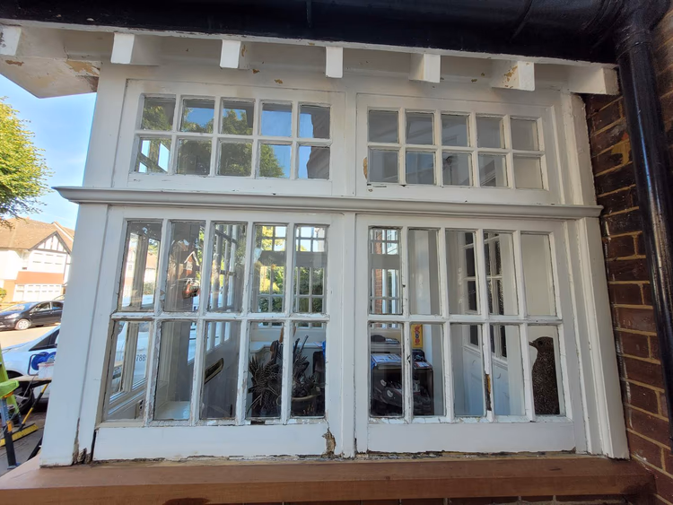 Restoration of original wooden porch, photo 51 of 62