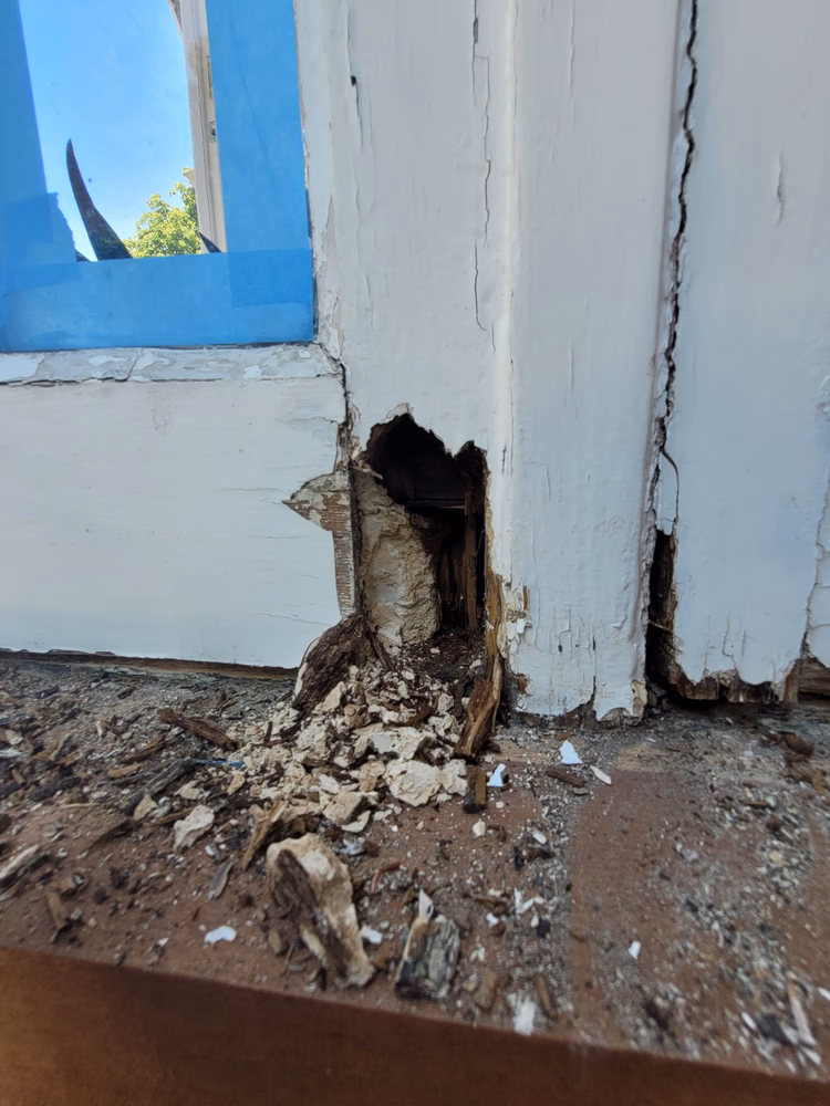 Restoration of original wooden porch, photo 54 of 62