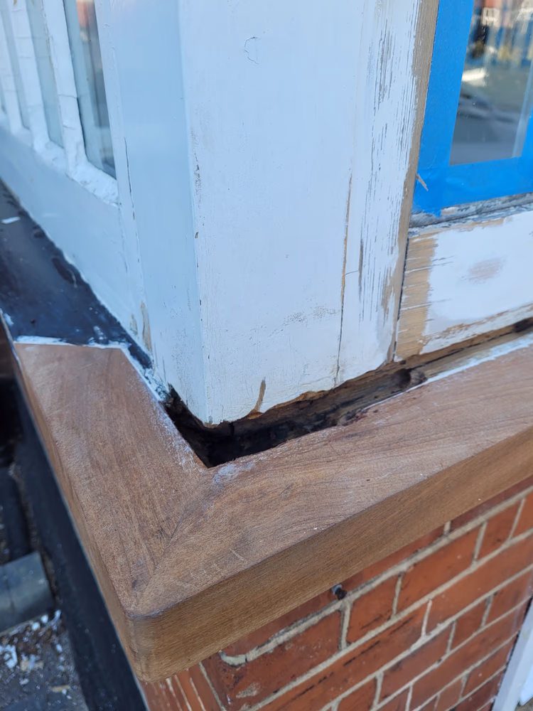 Restoration of original wooden porch, photo 58 of 62