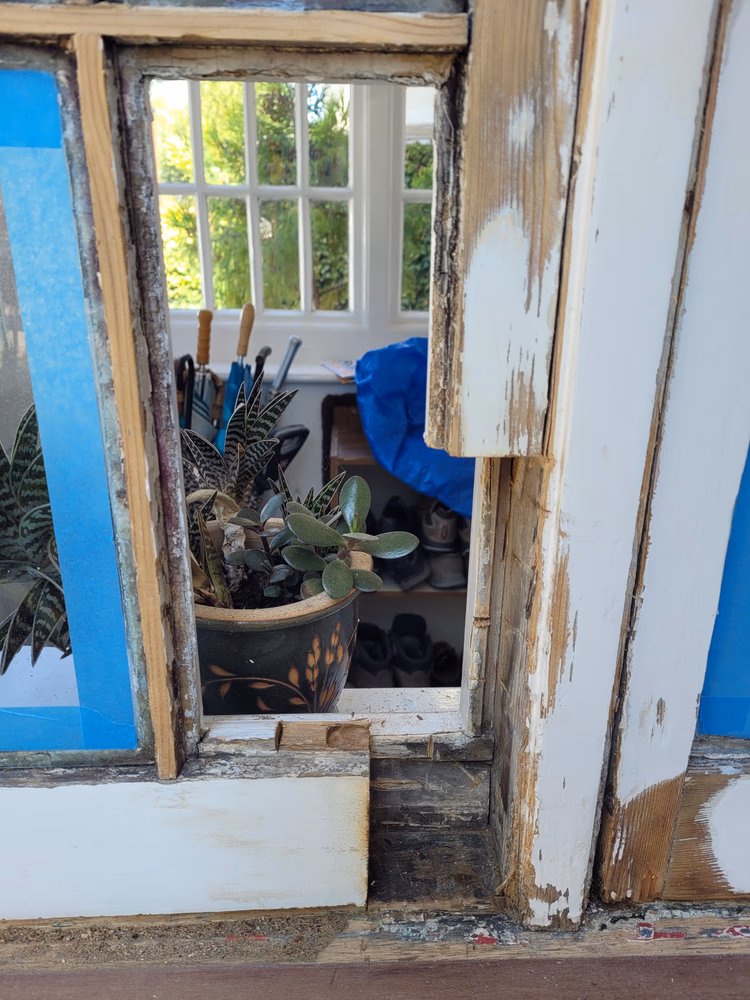 Restoration of original wooden porch, photo 60 of 62